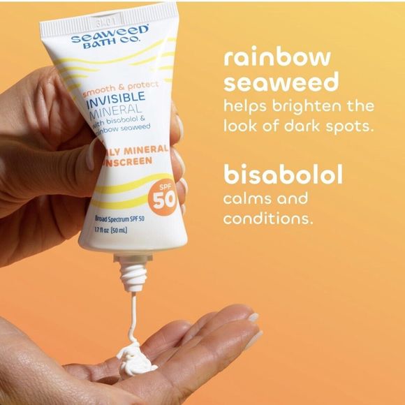 Seaweed Bath Co Invisible Mineral Sunscreen SPF 50 1.7 fl oz / 50 ml NIB - Picture 8 of 9